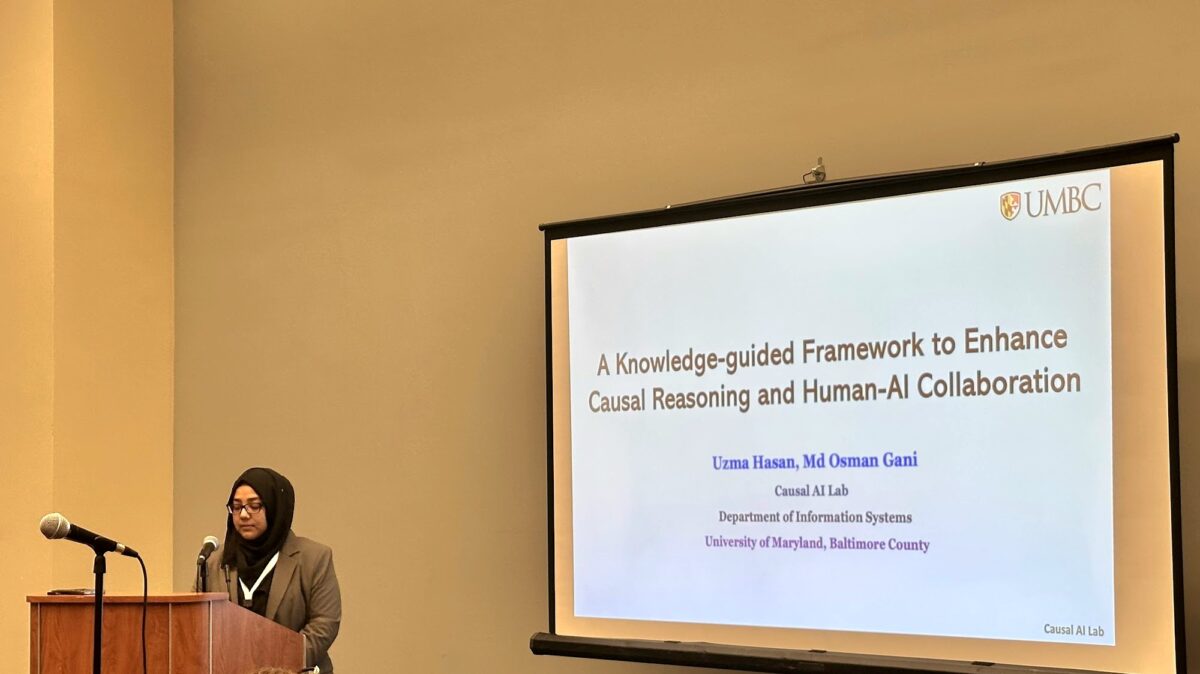 Uzma Hasan presented our work at Causal AI for Robust Decision Making (CARD) workshop at PerCom 2025.